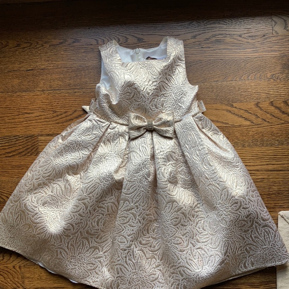 Gold dress